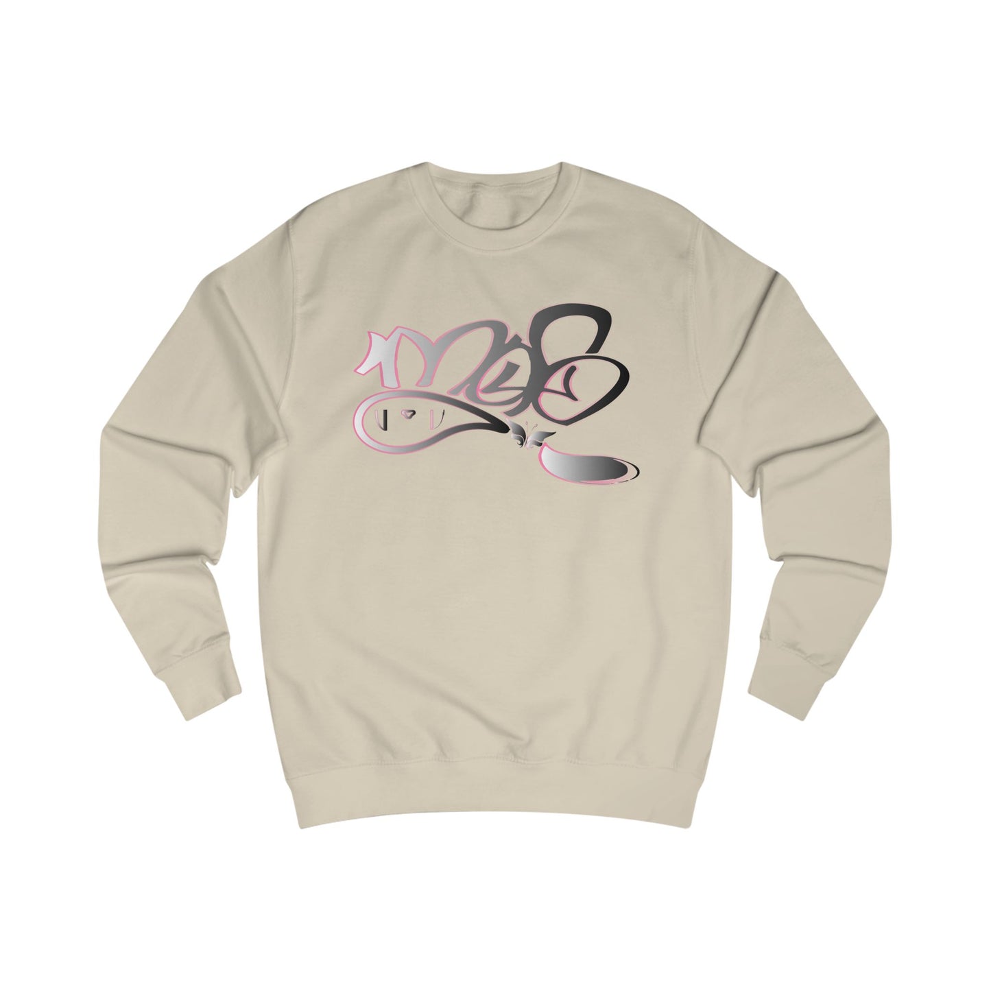 Mofo sharp butterfly graffiti logo sweatshirt