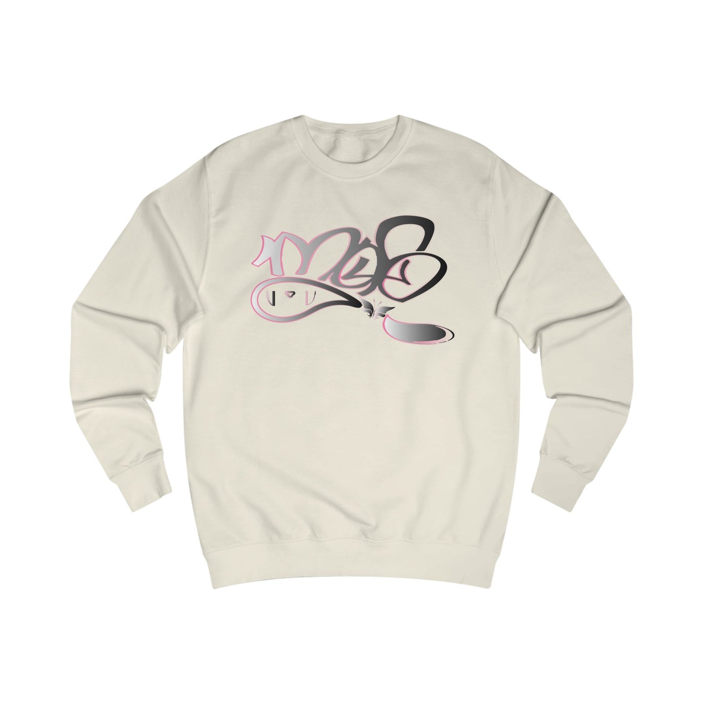 Mofo sharp butterfly graffiti logo sweatshirt