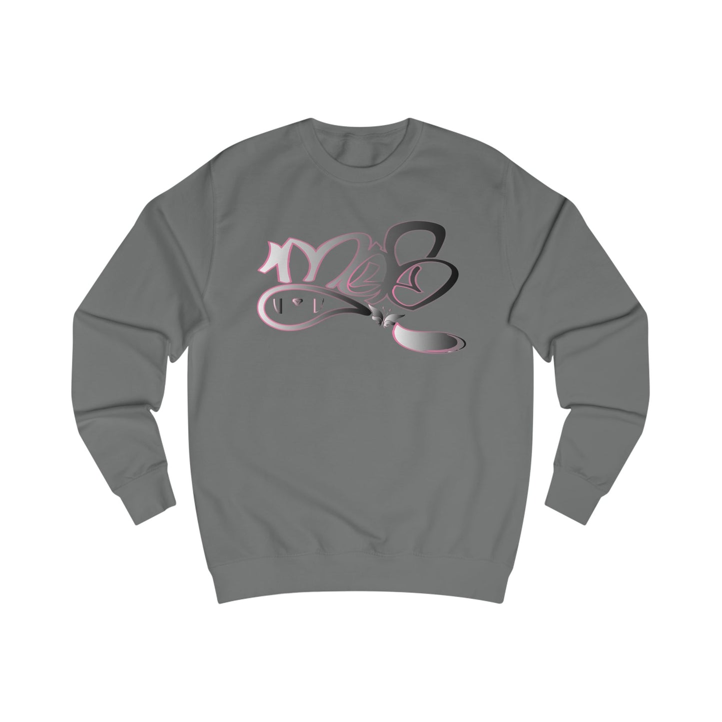 Mofo sharp butterfly graffiti logo sweatshirt