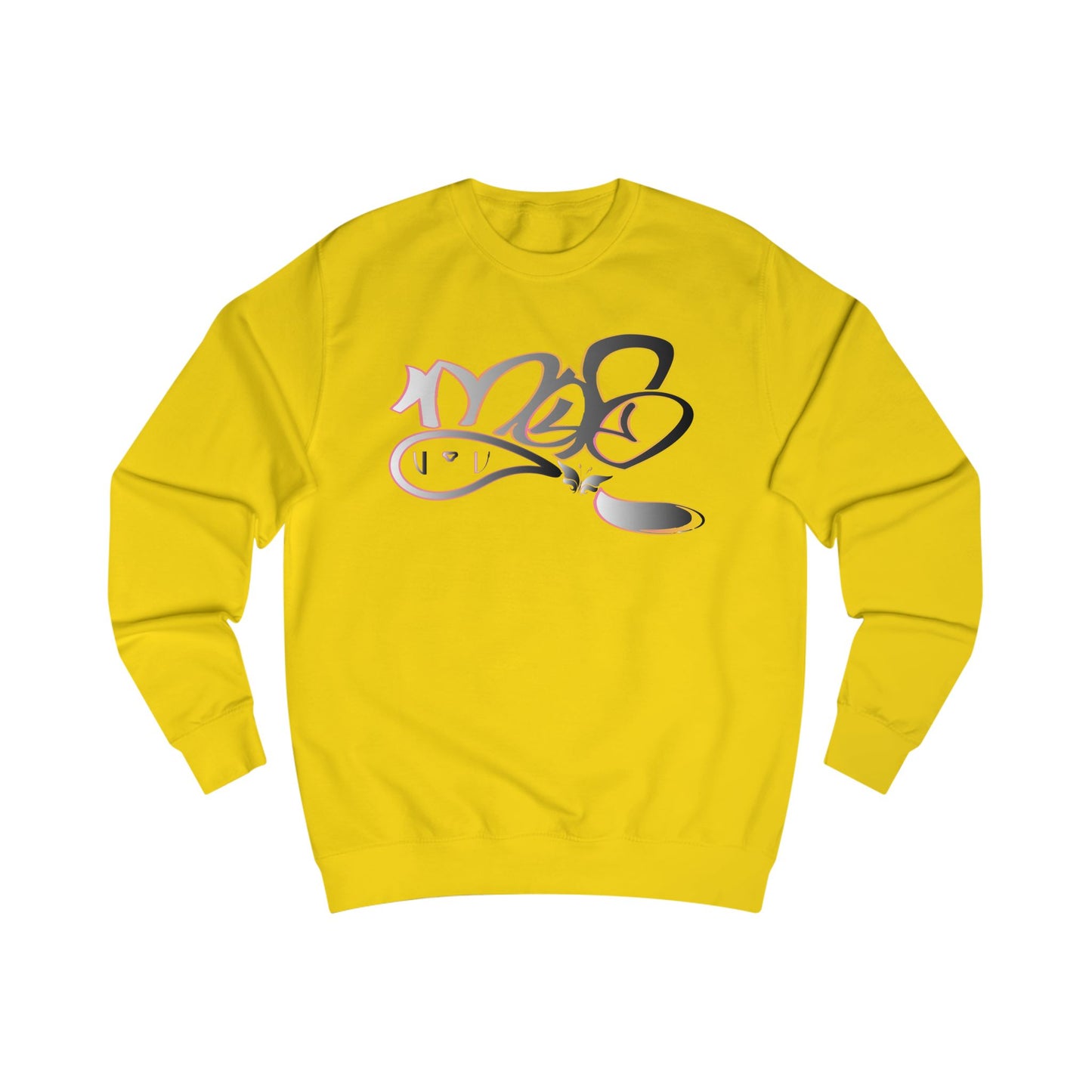 Mofo sharp butterfly graffiti logo sweatshirt