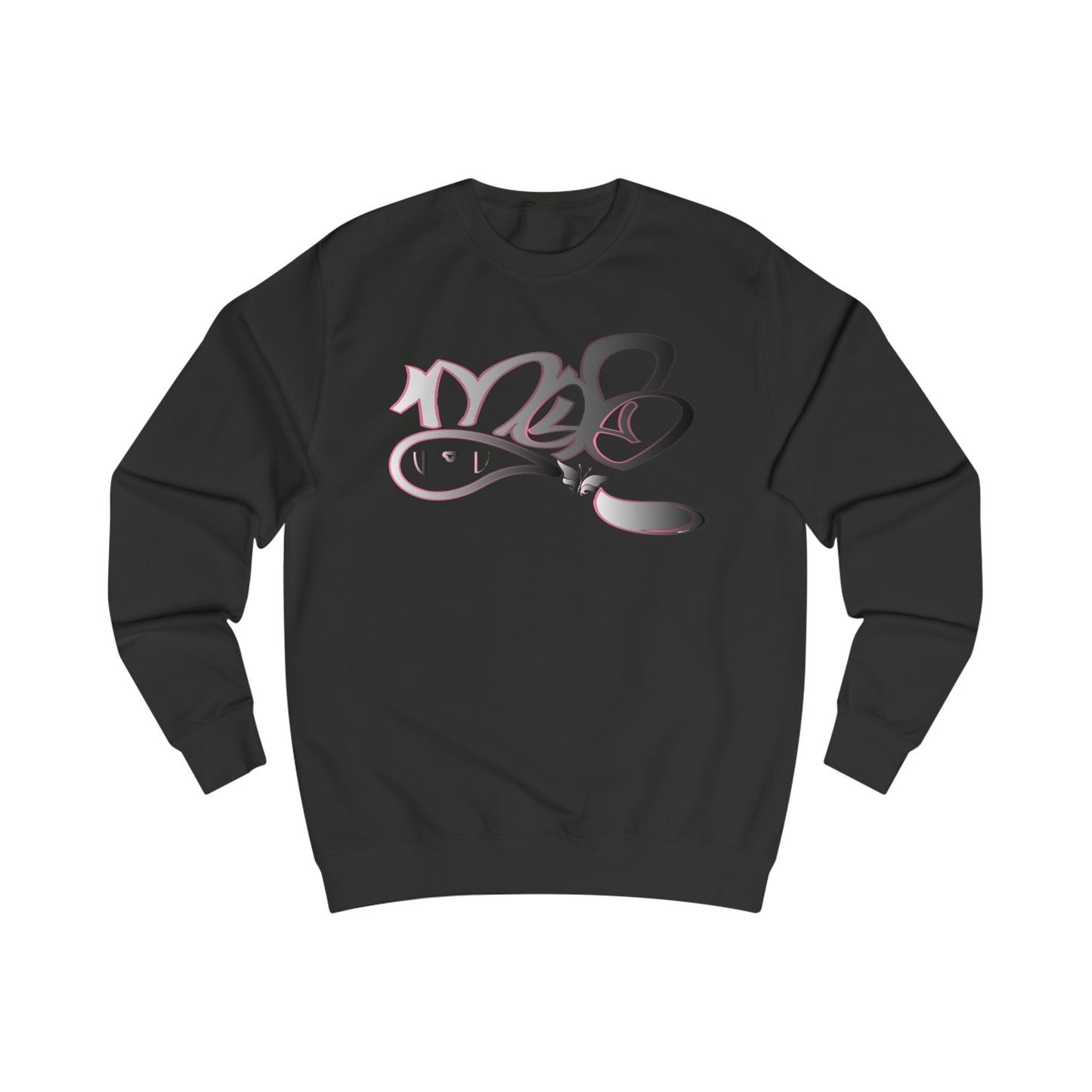 Mofo sharp butterfly graffiti logo sweatshirt