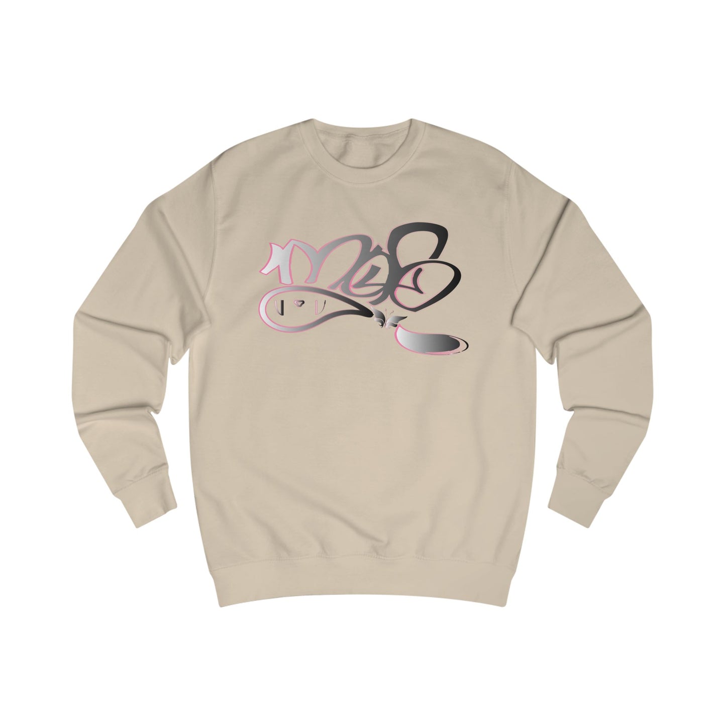 Mofo sharp butterfly graffiti logo sweatshirt