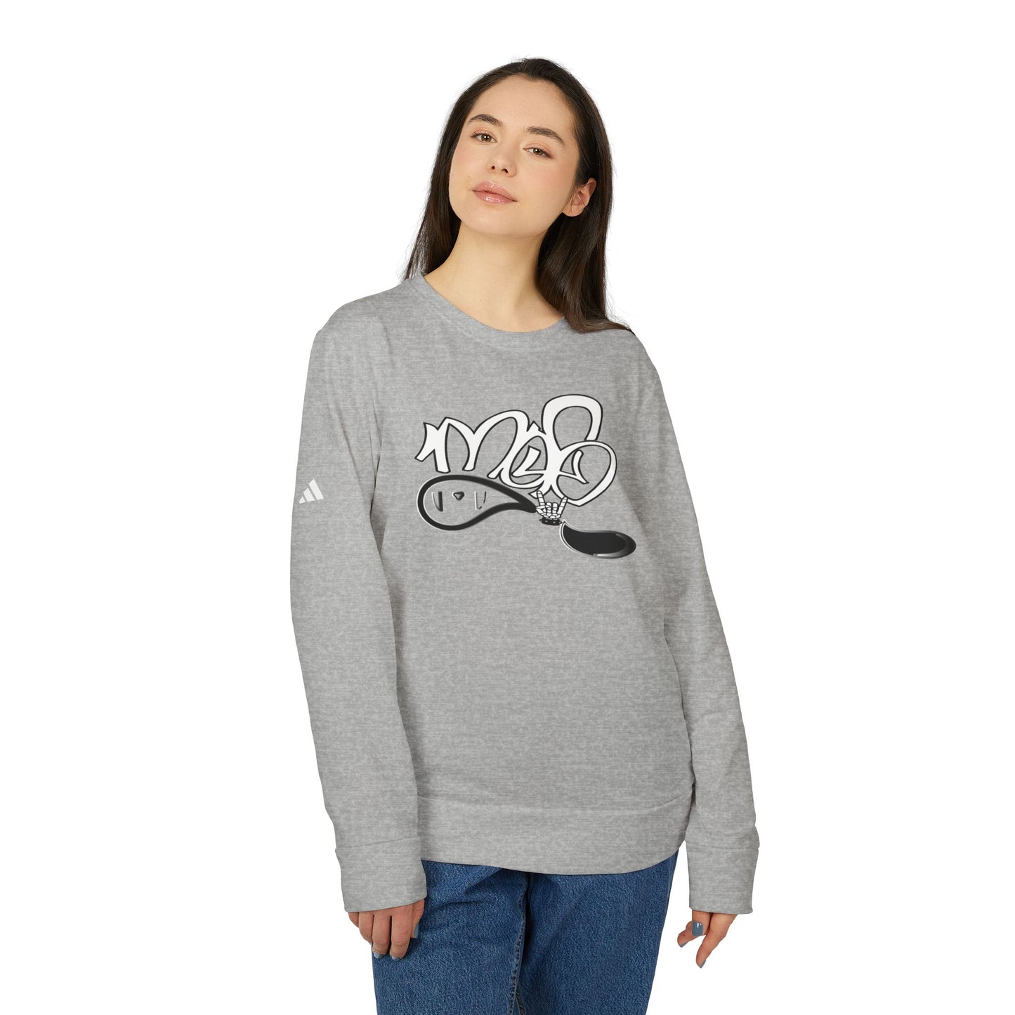 Trendy Graphic Fleece Crewneck Sweatshirt for Comfort and Style, Casual Wear, Streetwear, Gift for Him or Her, Layering Essential