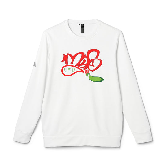 Unisex Fleece Crewneck Sweatshirt with Playful Design - Cozy Everyday Wear, Graphic Sweatshirt, Gift for Her, Casual Style