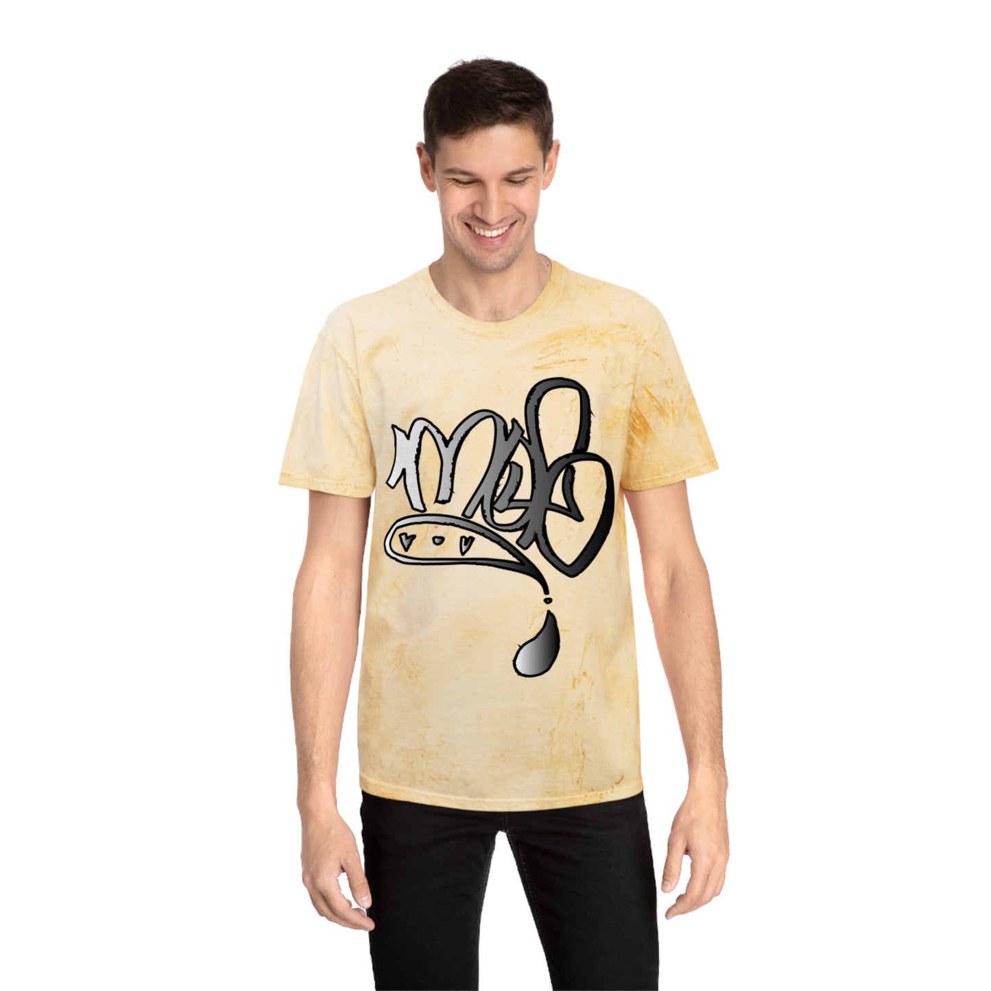 color blast unisex silver mofo logo