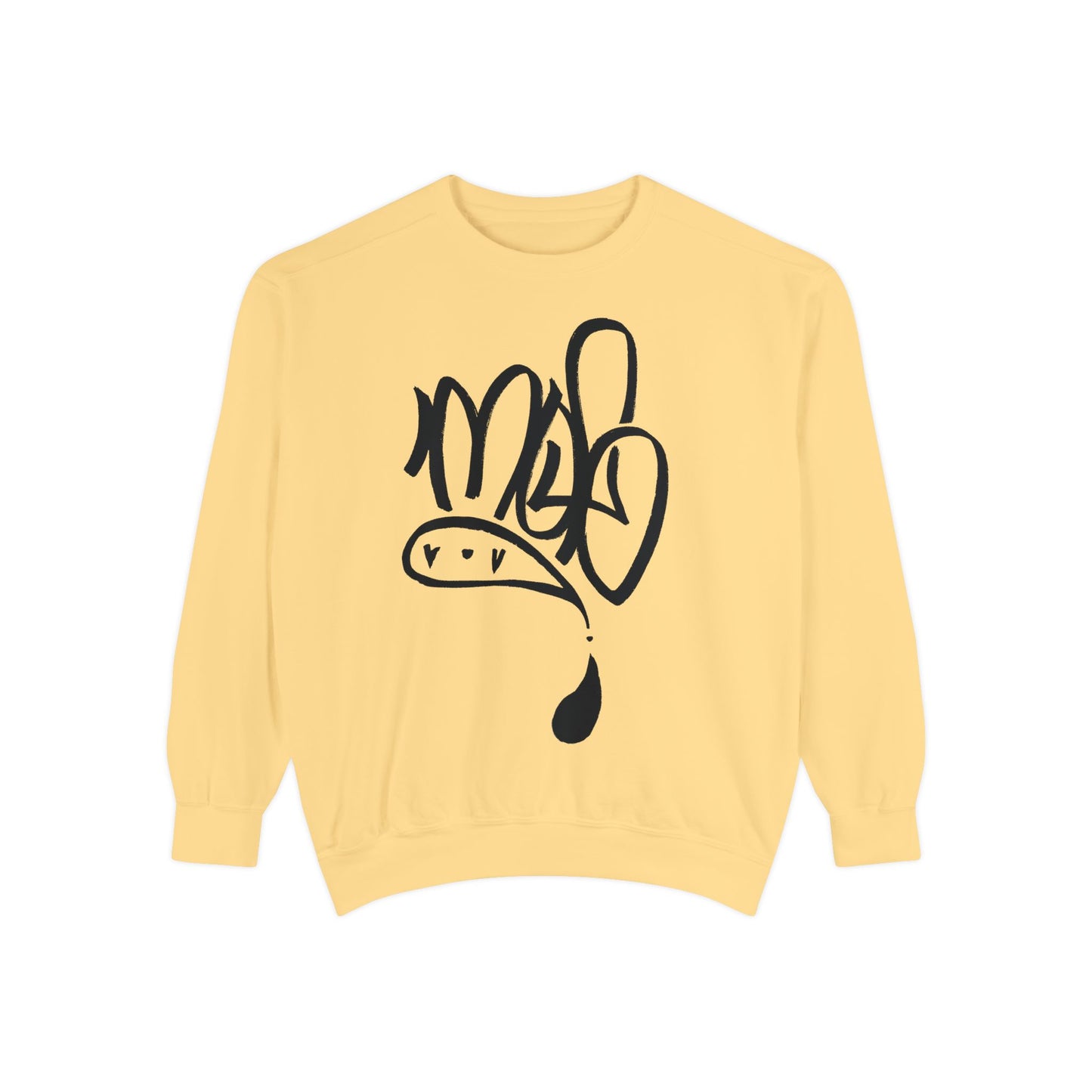 Unisex Garment-Dyed Sweatshirt with Unique Script Design, Cozy Casual Wear, Perfect Gift for Friends, Ideal for Everyday Comfort, [...]