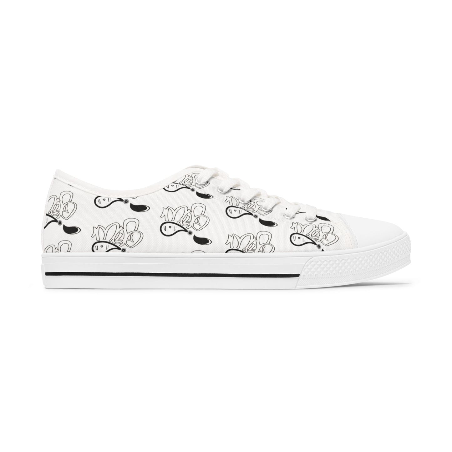 Stylish Women’s Low Top Sneakers, Trendy Footwear, Unique Sneakers for Everyday Wear, Fun Gift for Her, Casual Style Shoes