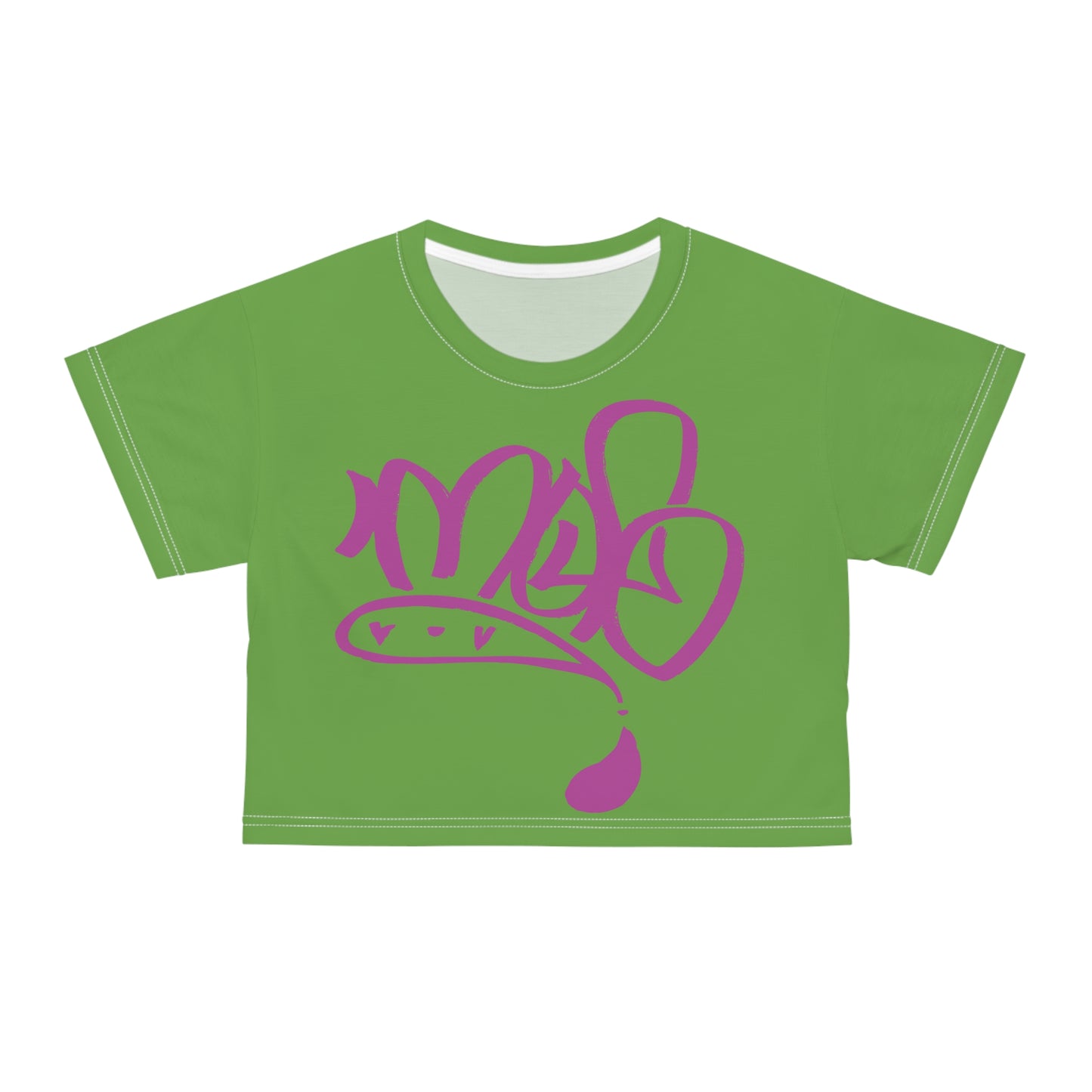 Vibrant Graphic Crop Tee for Trendy Streetwear Enthusiasts