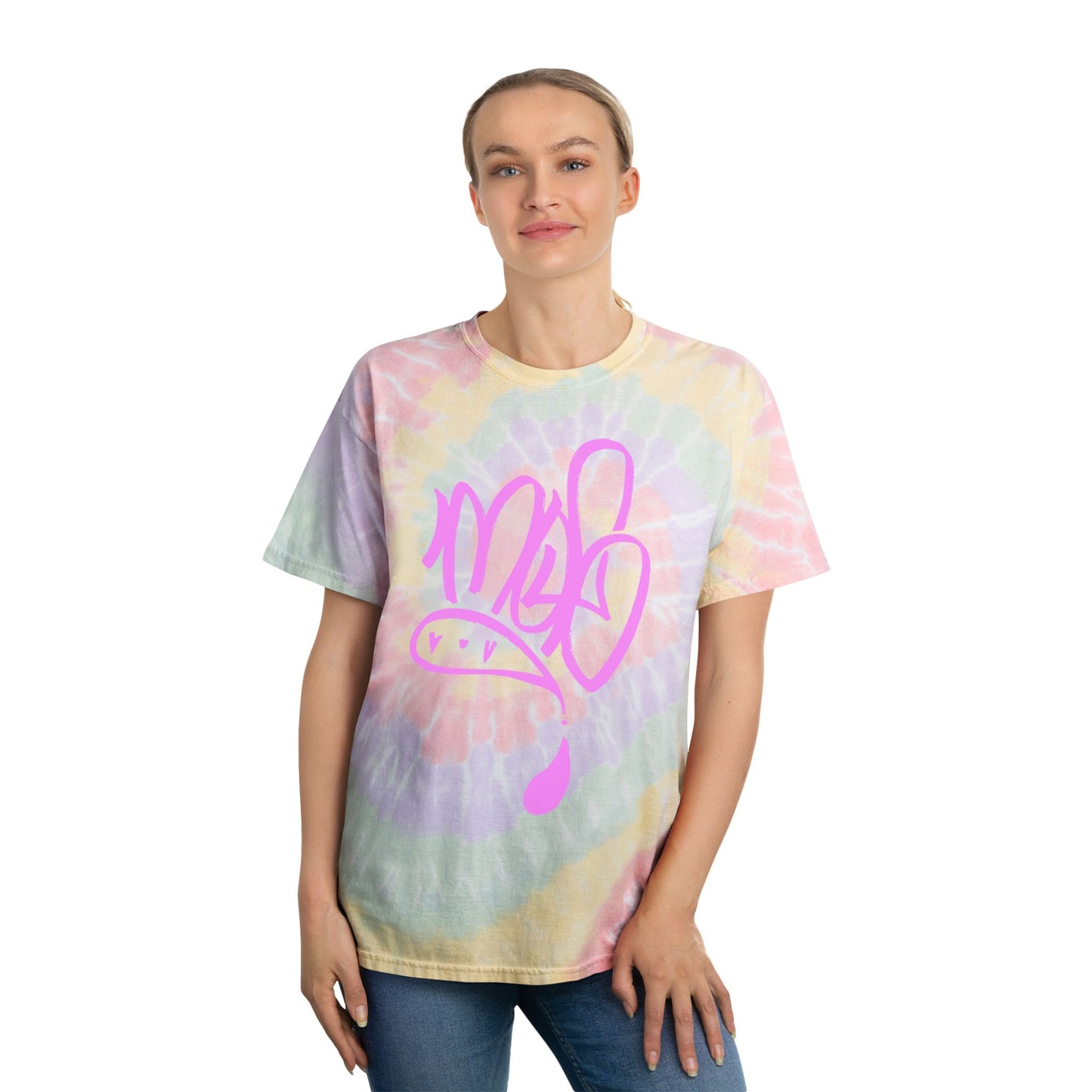 Pastel Tie-Dye T-Shirt | Boho Chic Tee for Festivals, Casual Wear, Summer Days, Gift for Friends, Artistic Style