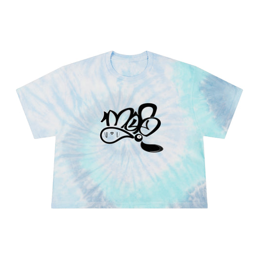 Women's Tie-Dye Crop Tee, Trendy Summer Top, Casual Beachwear, Festival Outfit, Unique Gift for Teens, Bohemian Style Shirt