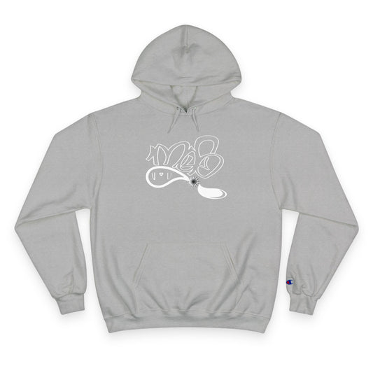 Stylish Champion Hoodie, Cozy Sweatshirt, Graffiti Design Apparel, Casual Wear, Unique Gift for Streetwear Fans
