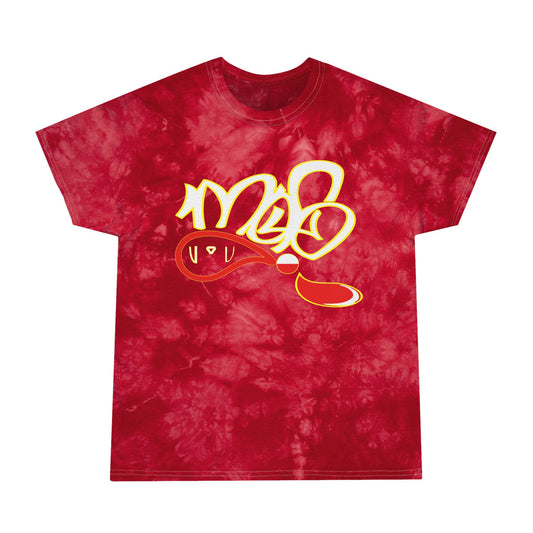 Trendy Tie-Dye Tee, Crystal - Boho Style, Summer Vibes, Casual Outfit, Gift for Friends, Festival Wear