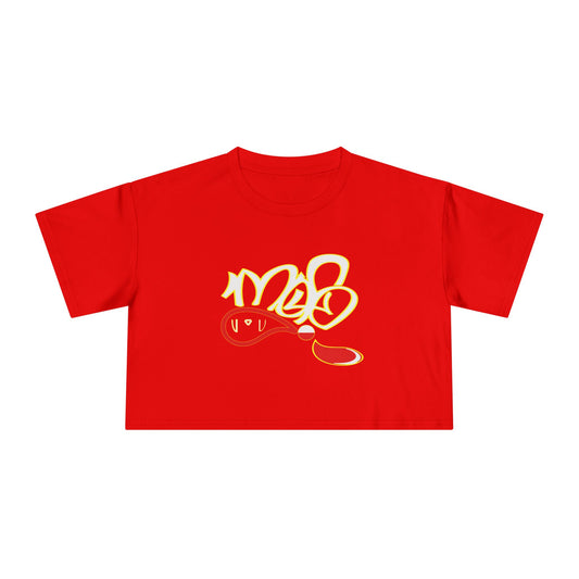 Vibrant Women's Crop Tee with Inspirational Design - Perfect for Casual Outfits, Gifts, Summer Wear, Festivals, and Celebrations