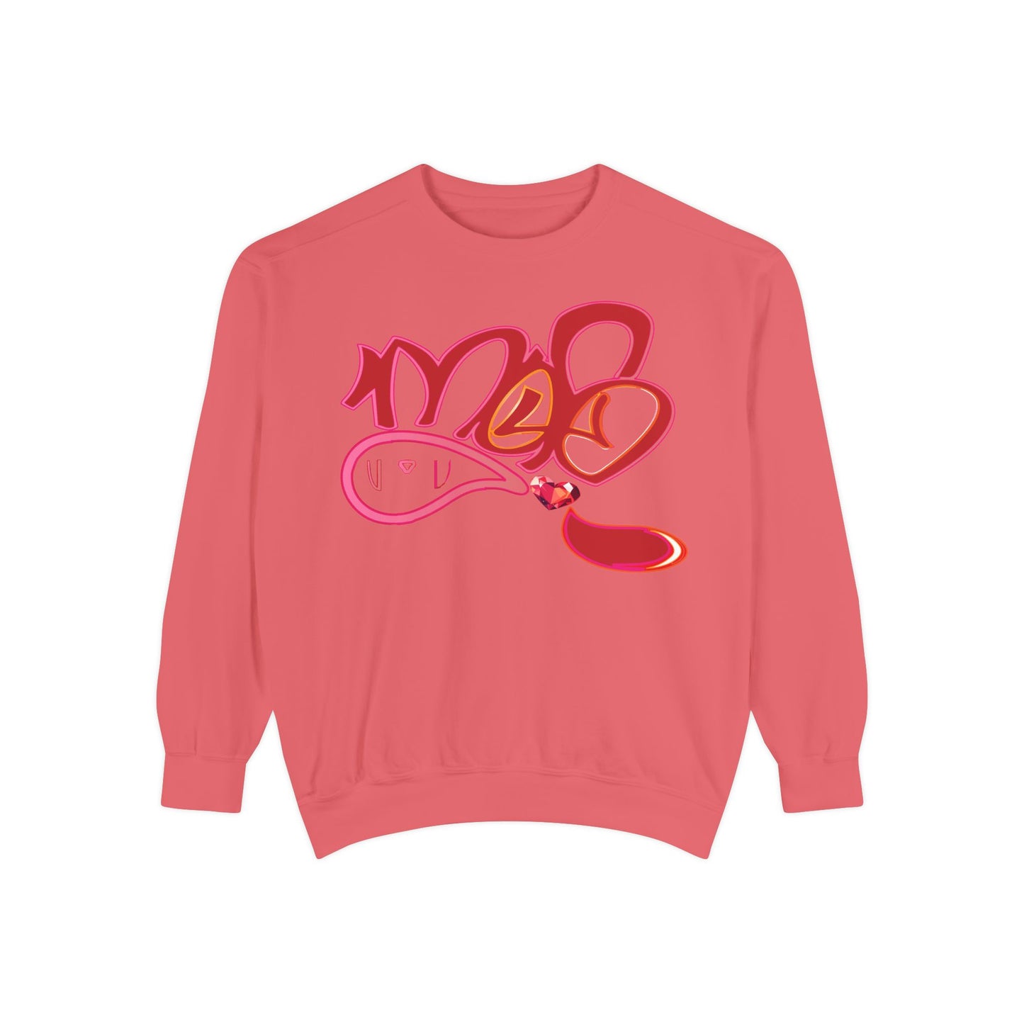 mofo gem heart sweatshirt