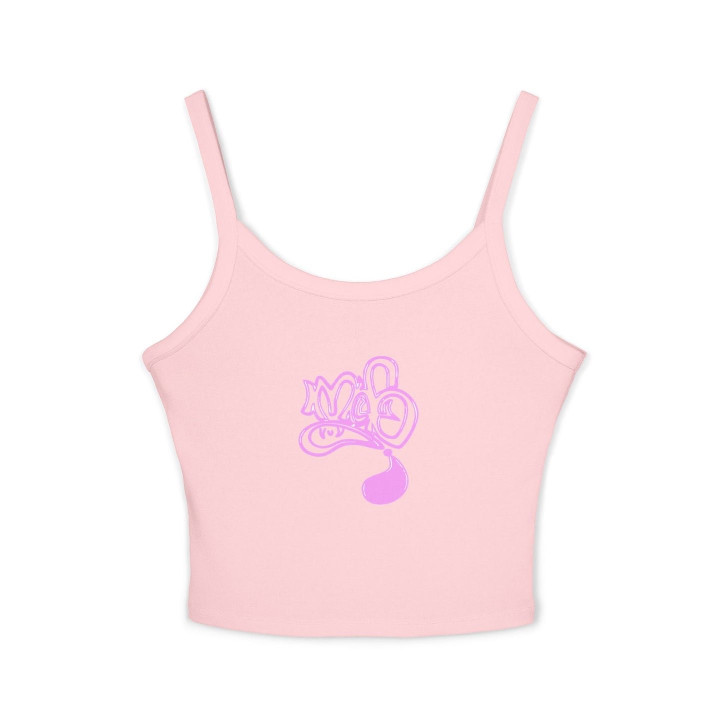 Women's Graphic Spaghetti Strap Tank Top, Casual Summer Wear, Stylish Beach Top, Gifts for Her, Festival Outfit, Graphic Tee