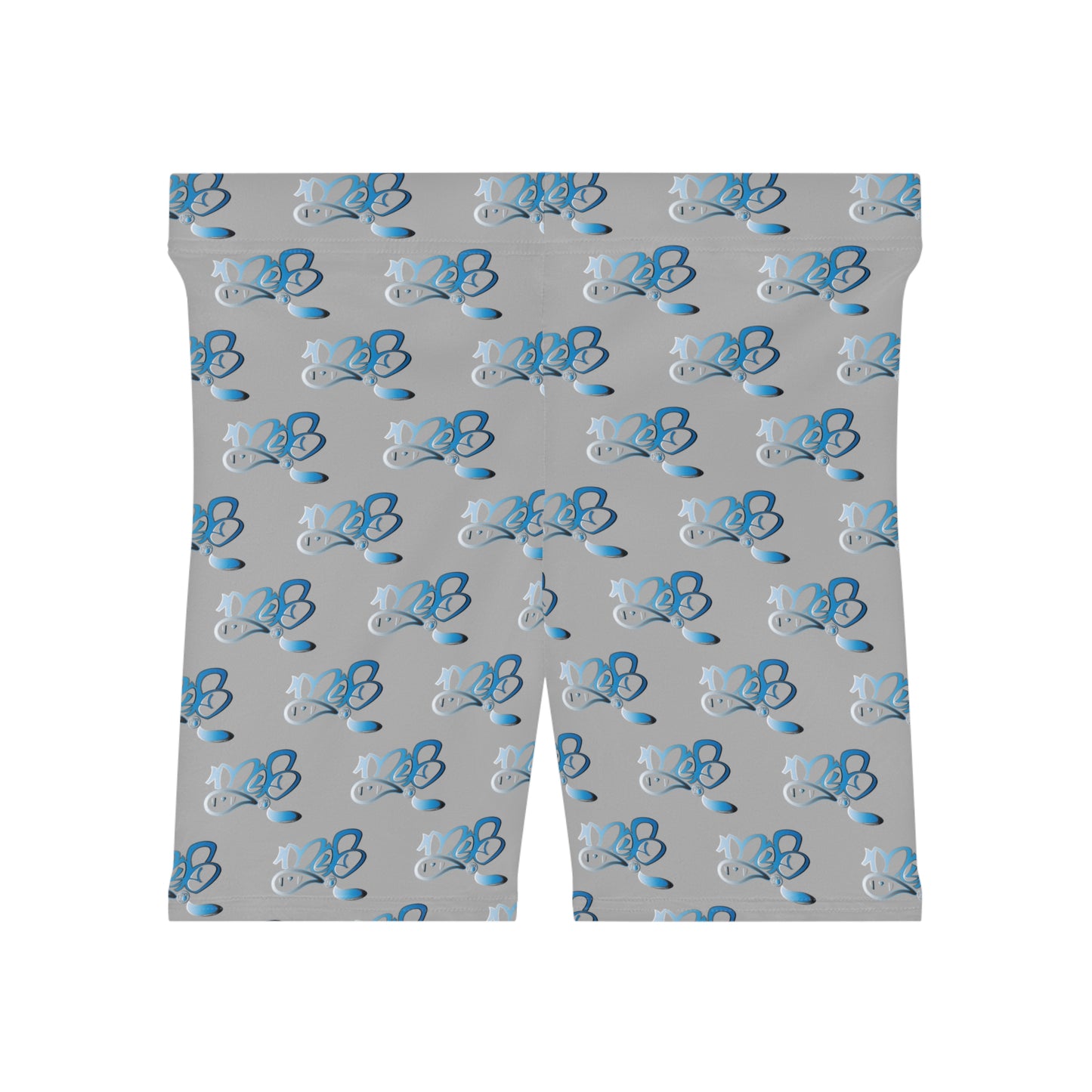 Trendy Women's Biker Shorts with Playful Floral Pattern, Workout Gear, Athletic Wear, Summer Fashion, Comfort and Style, Fitness Apparel