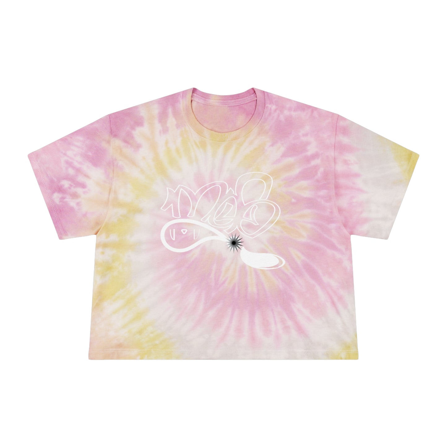 Women's Tie-Dye Crop Tee with Unique Design for Summer Vibes, Trendy Fashion, Casual Wear, Gift for Friends, Perfect for Festivals, [...]