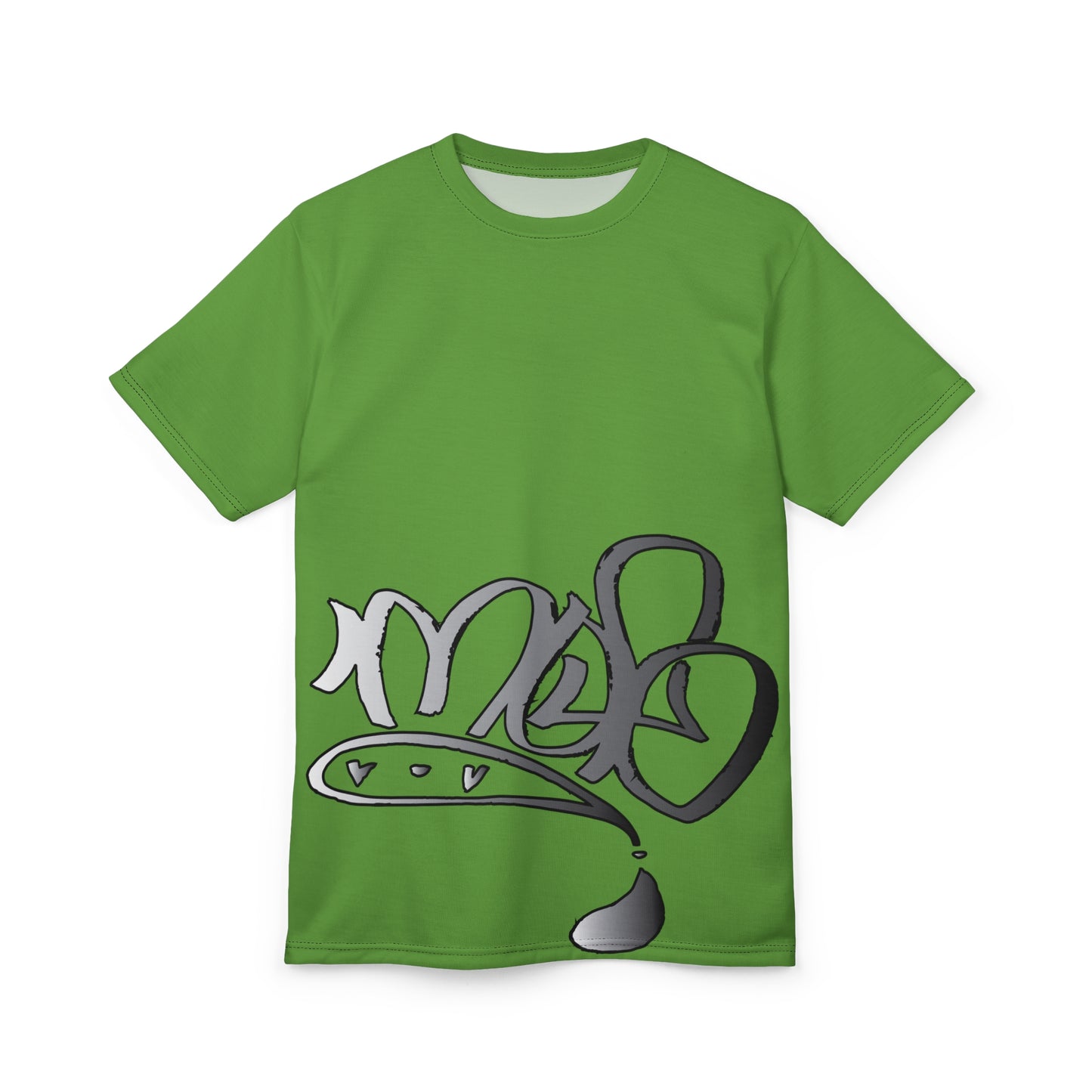 silver mofo logo low light green