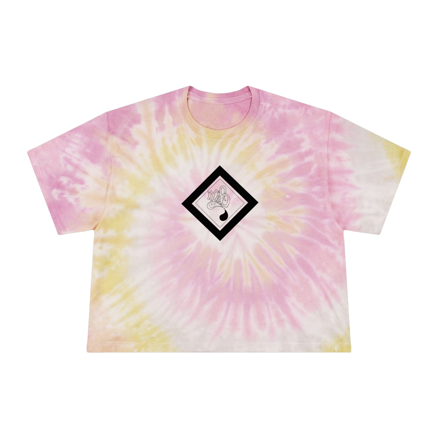 Chic Women's Tie-Dye Crop Tee - Stylish Summer Top, Trendy Streetwear, Casual Outfit, Festival Apparel, Beachwear