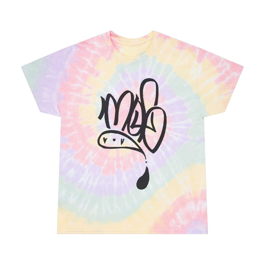 black mofo logo Spiral Tie-Dye Tee