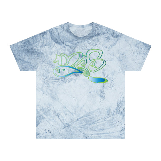 color blast unisex mofo globe logo tees