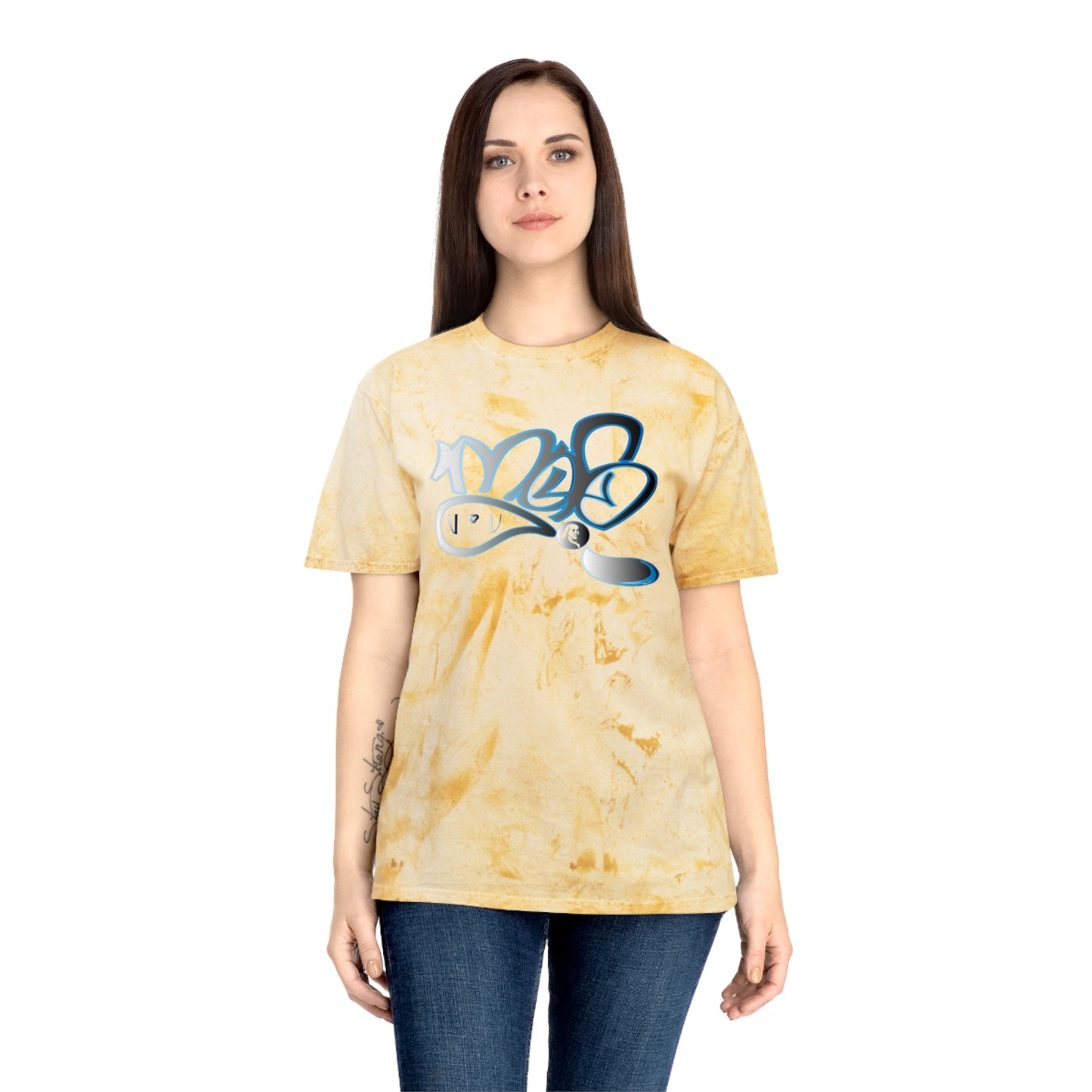Color Blast unisex mofo Benjamin Franklin logo