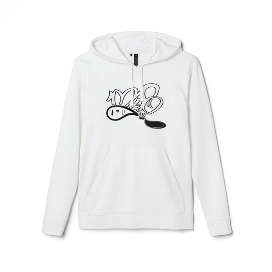 Adidas Unisex Fleece Hoodie - Cozy Stylish Layer for Active Lifestyle