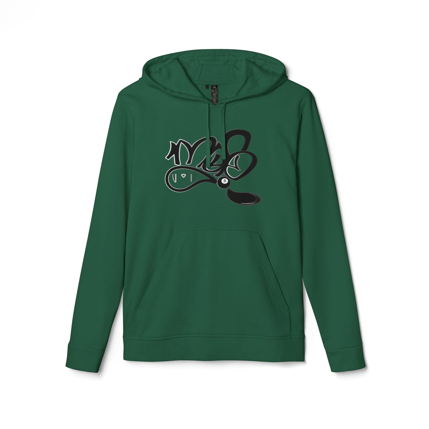 Unisex Fleece Hoodie with Bold Graphic Design