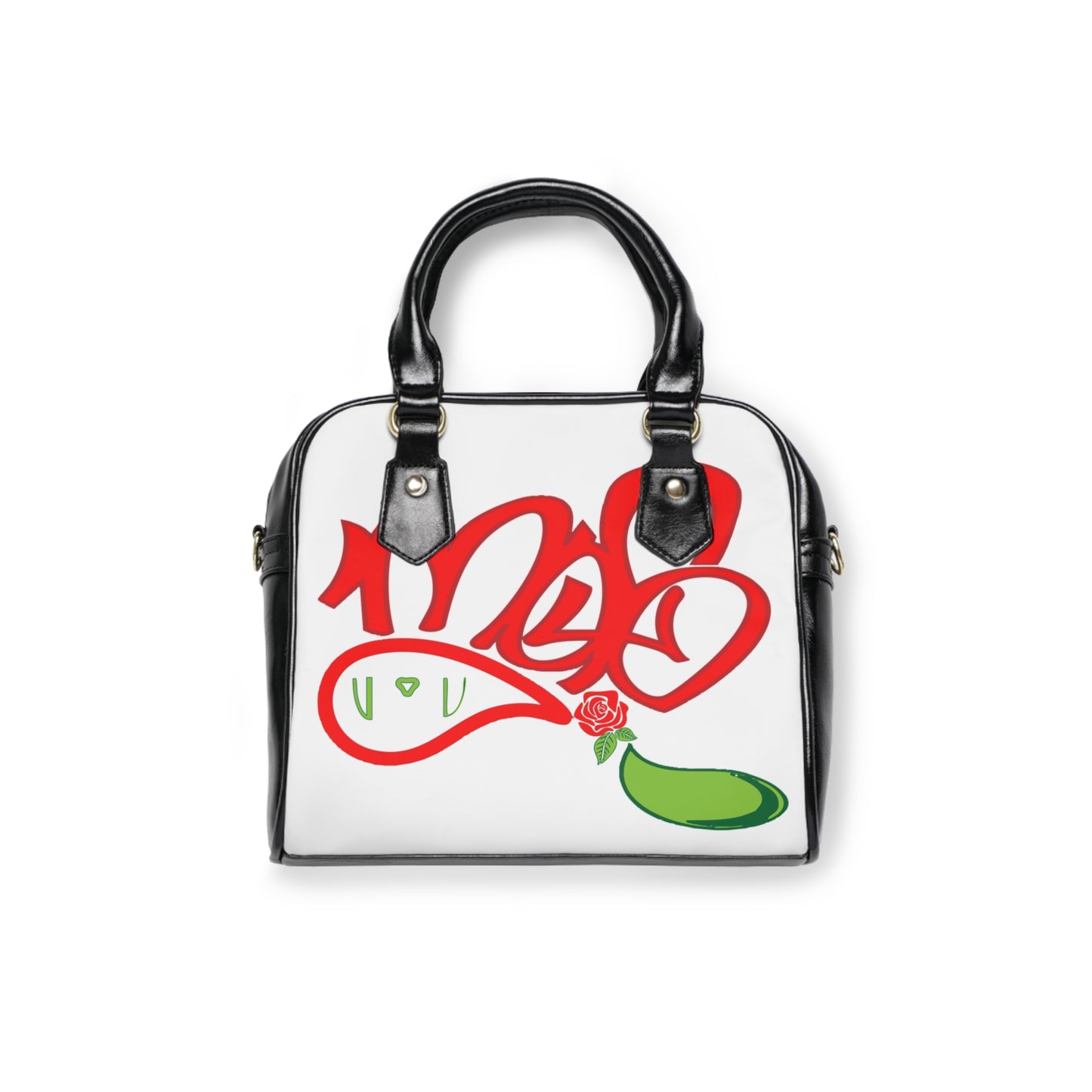 Chic Floral Shoulder Handbag | Trendy Tote, Everyday Accessory, Gift for Her, Stylish Designer Bag, Unique Handbag