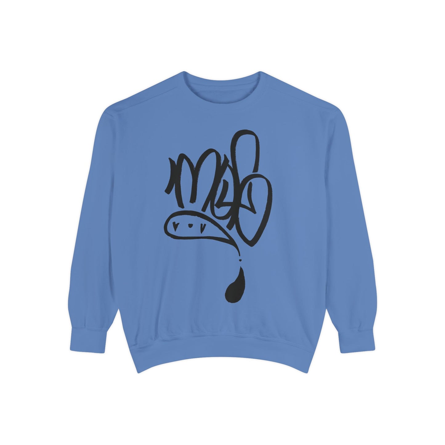 Unisex Garment-Dyed Sweatshirt with Unique Script Design, Cozy Casual Wear, Perfect Gift for Friends, Ideal for Everyday Comfort, [...]