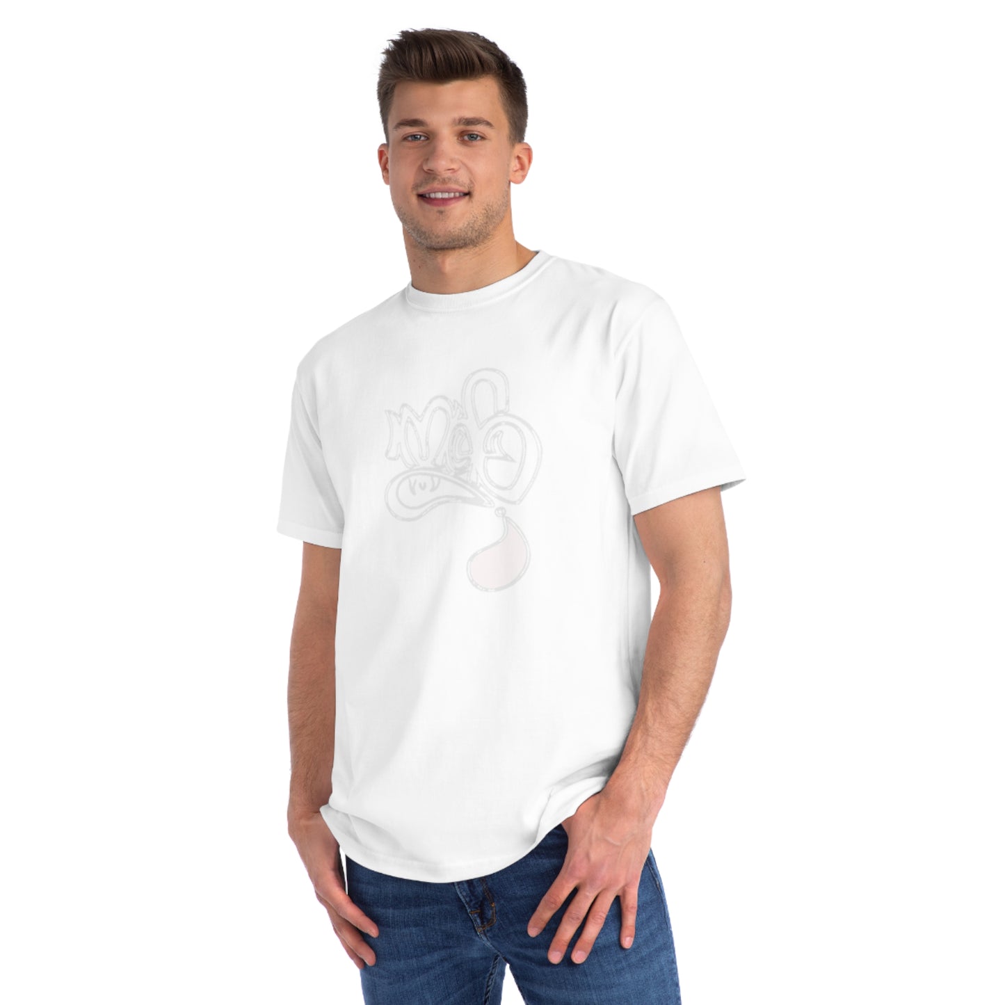 Organic Unisex Graphic Tee with Playful Design, Casual Wear, Artsy Apparel, Gift for Friends, Everyday Style