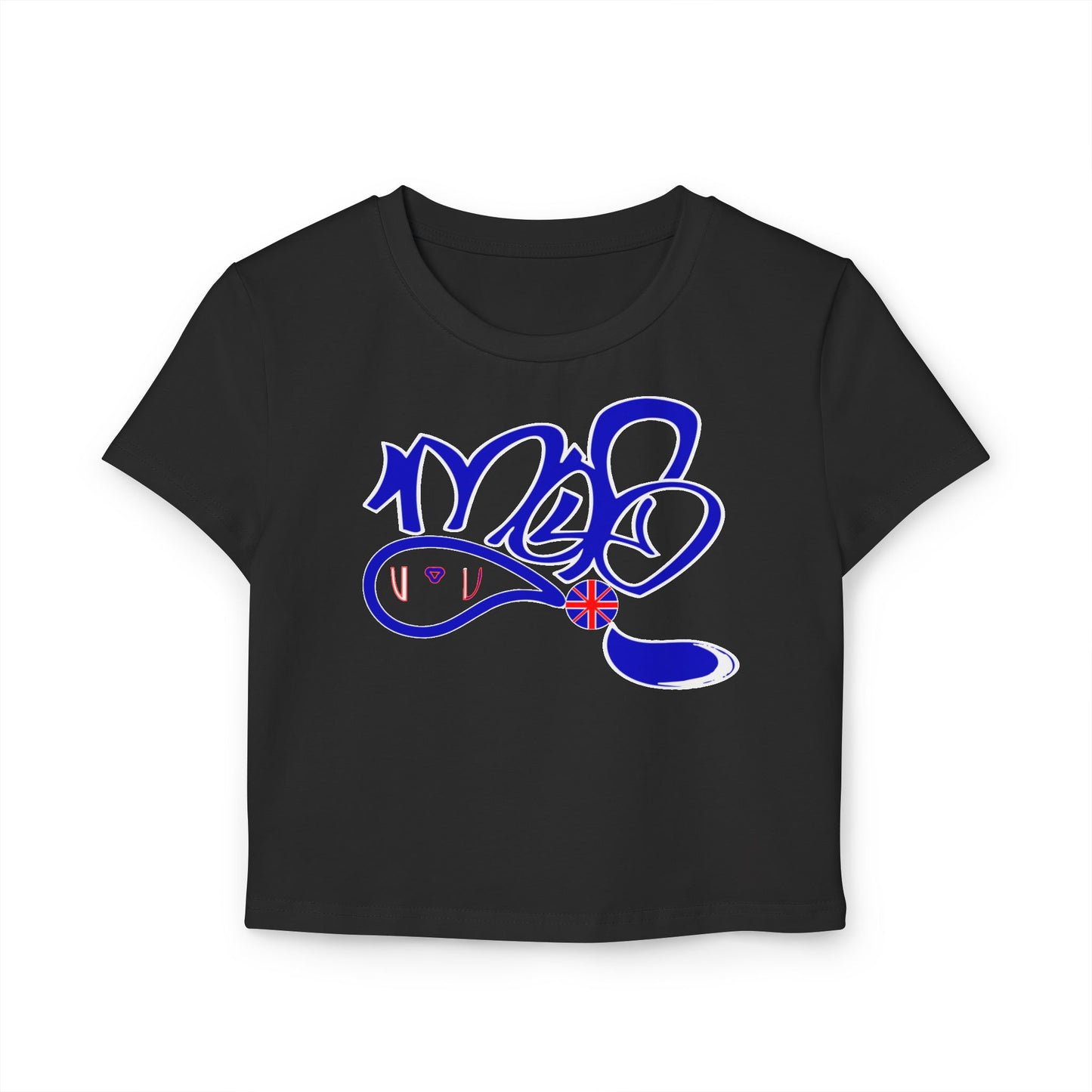 Trendy Women's Baby Tee with Unique Graphic Design, Cute Crop Top for Summer, Casual Wear, Gift for Friends, Stylish Everyday Tee