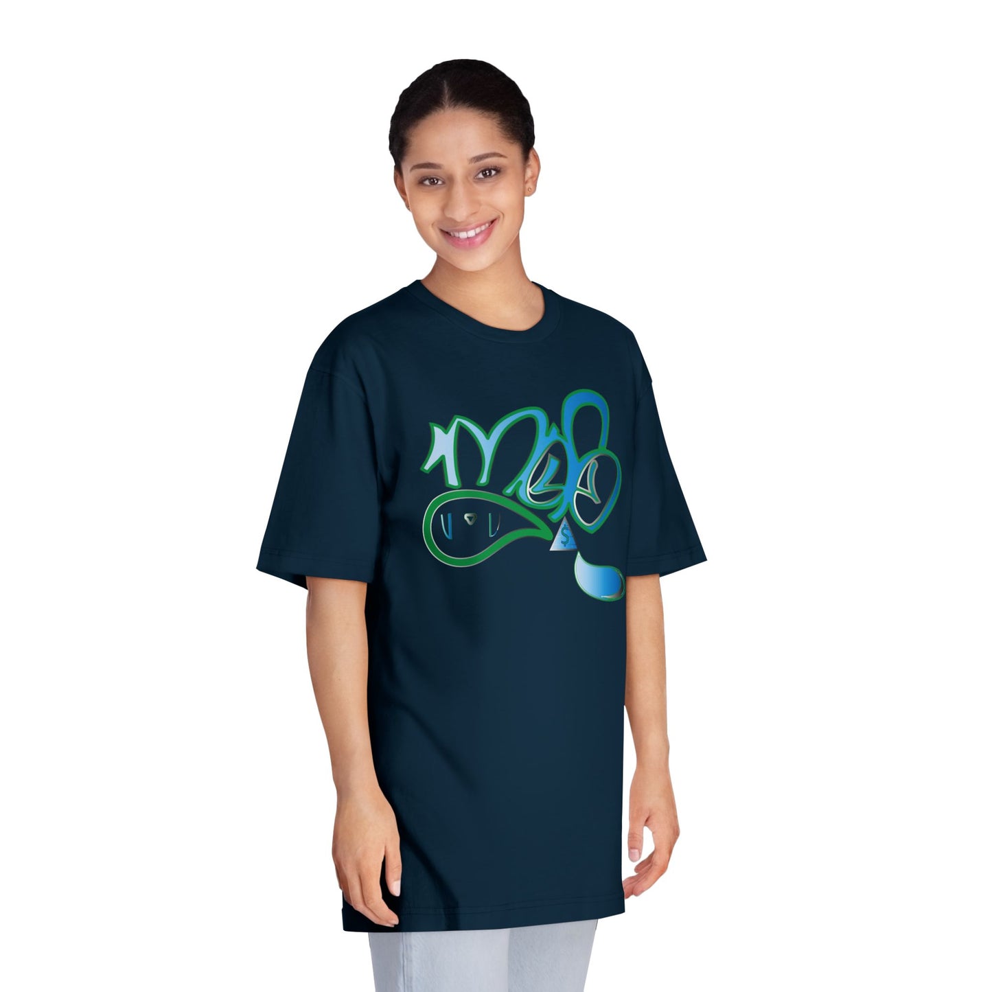 Unisex Graffiti Crewneck T-Shirt - Street Style Tee, Casual Wear, Gift for Him/Her, Urban Fashion, Summer Essential