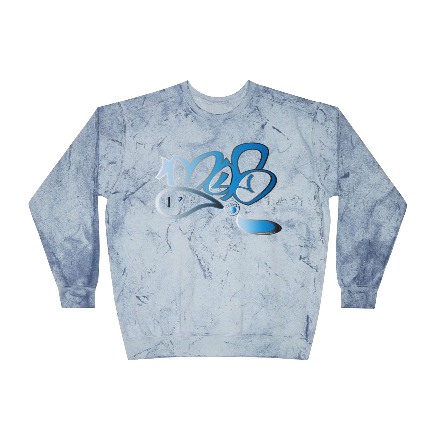 Abstract Marble Print Unisex Sweatshirt - Cozy Graphic Sweater for Casual Style, Birthday Gift, Streetwear, Art Lover Fashion