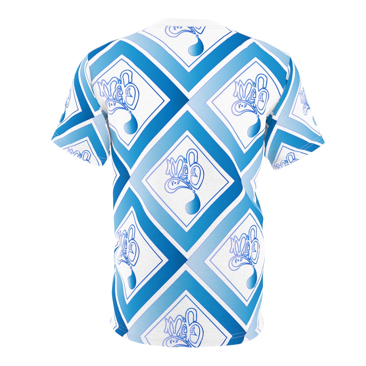 Mofo diamond aop blue white