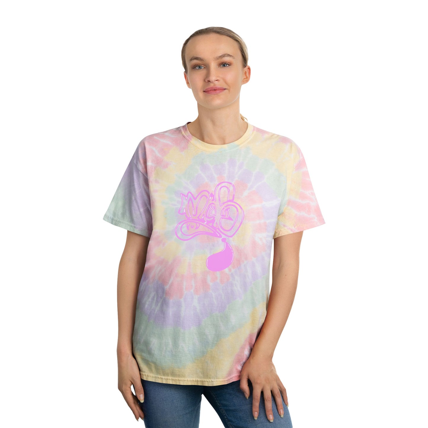 Pastel Spiral Tie-Dye Tee, Colorful Summer Shirt, Gift for Her, Festival Wear, Casual Vibes, Unique T-Shirt, Cozy Outdoor Top