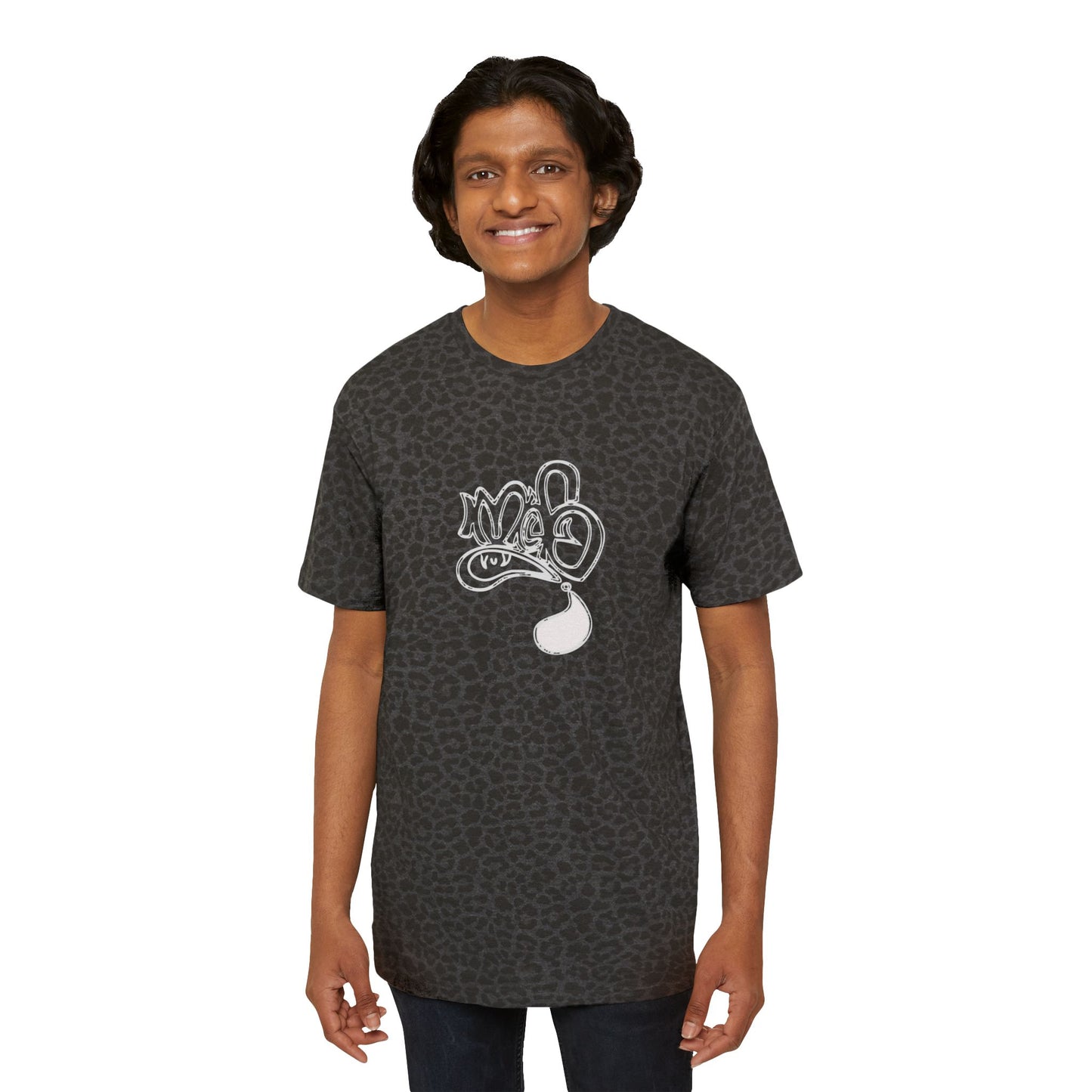 Men's Graphic Tee - Wild Style Leopard Print, Casual Wear, Streetwear, Birthday Gift, Unique Fashion Statement
