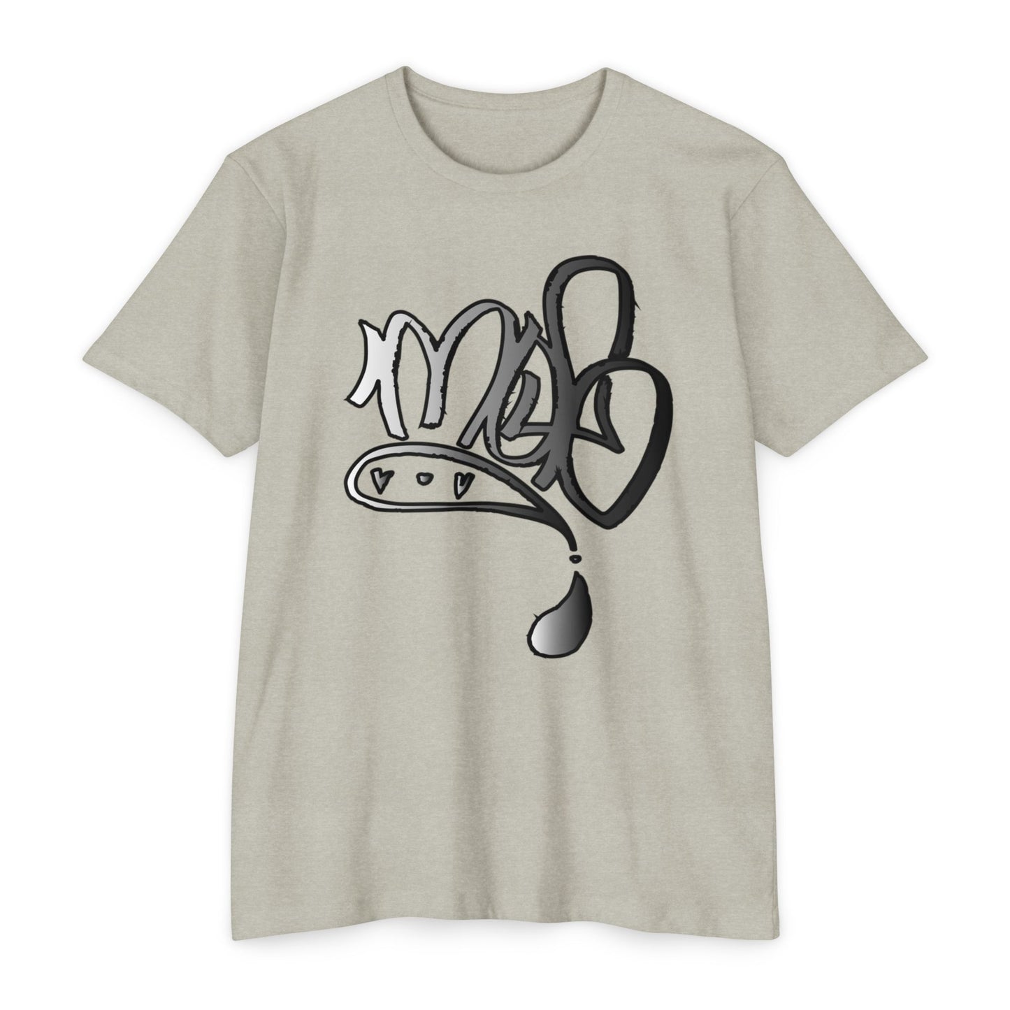 Street Art Inspired Unisex CVC Jersey T-Shirt, Urban Fashion Tee, Graphic T-Shirt, Casual Wear, Cool Gift Idea