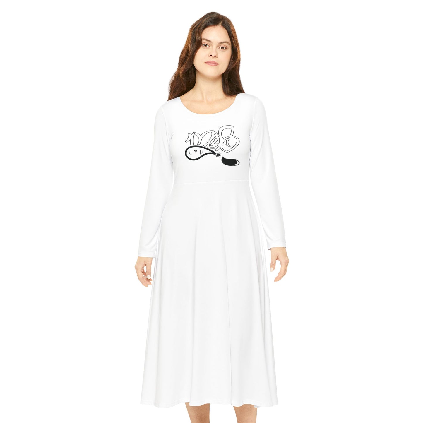 Chic Women's Long Sleeve Dance Dress, Stylish Performance Gown, Perfect for Dance Recitals, Parties, Special Occasions, Comfortable [...]