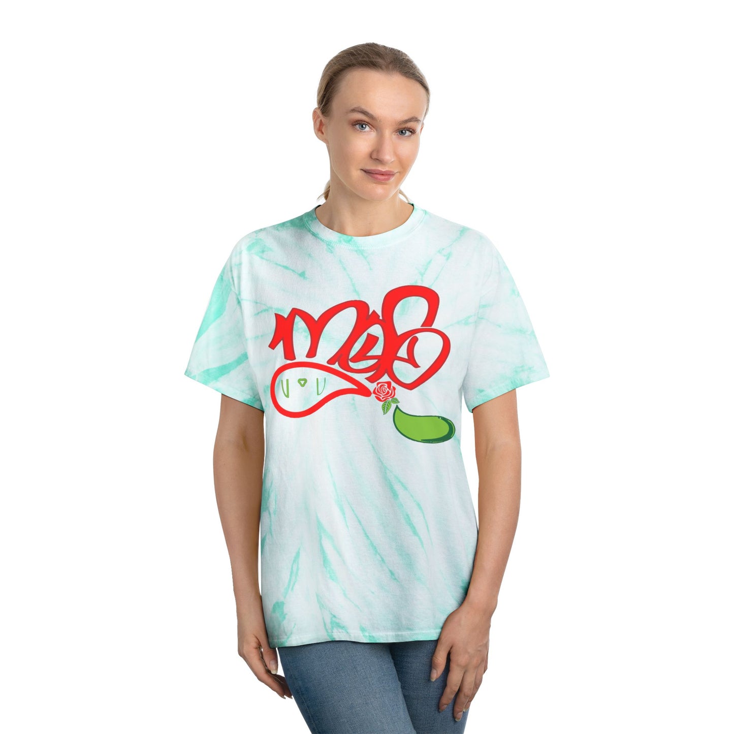 Sunny Cyclone Tie-Dye Tee, Comfortable Casualwear, Fun Summer Style, Perfect for Festivals, Gift for Trendsetters, Vibrant Streetwear