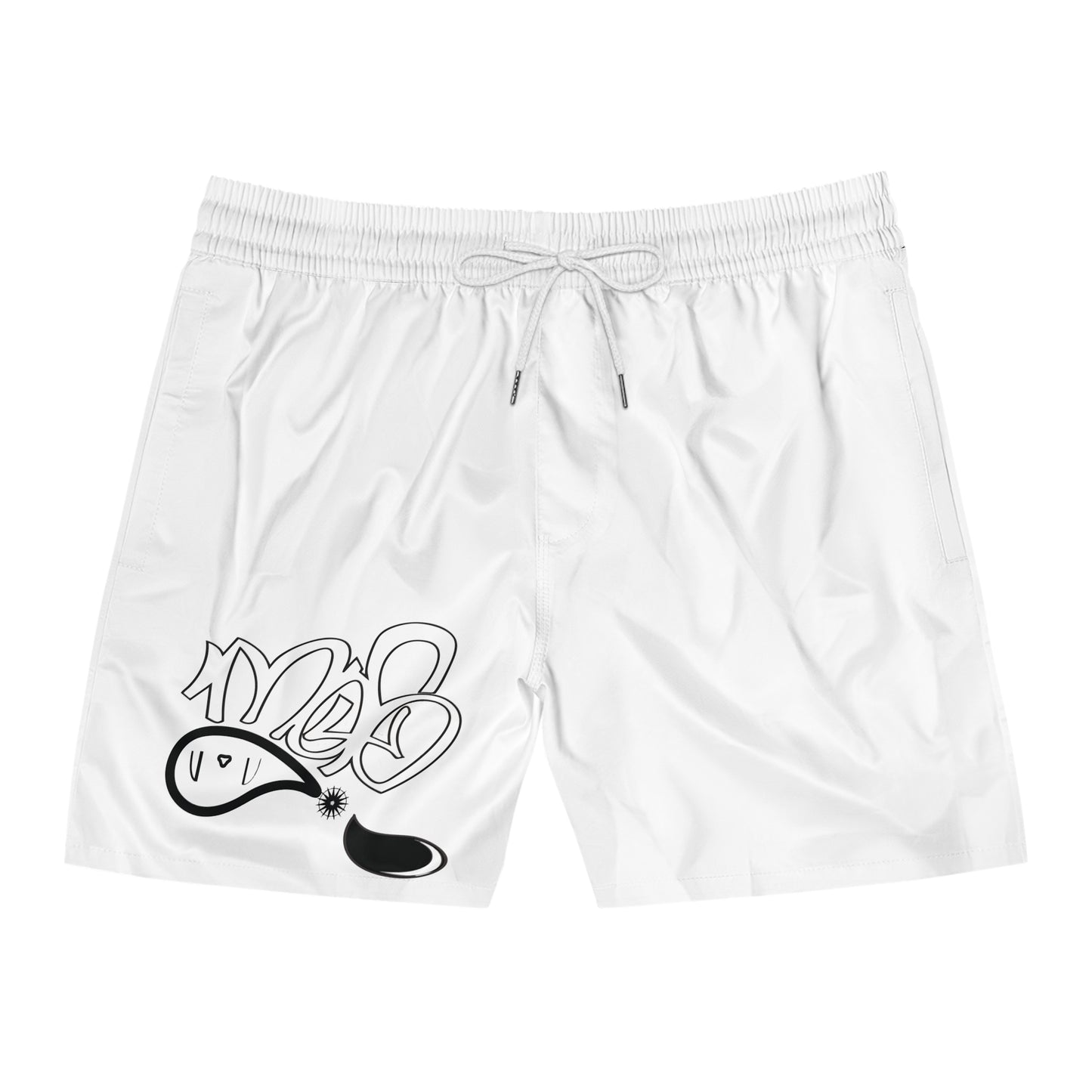 Men's Graphic Swim Shorts, Stylish Beachwear, Summer Essentials, Pool Party Shorts, Vacation Attire, Trendy Swim Trunks