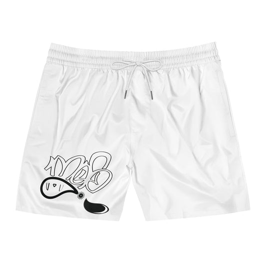 Men's Graphic Swim Shorts, Stylish Beachwear, Summer Essentials, Pool Party Shorts, Vacation Attire, Trendy Swim Trunks