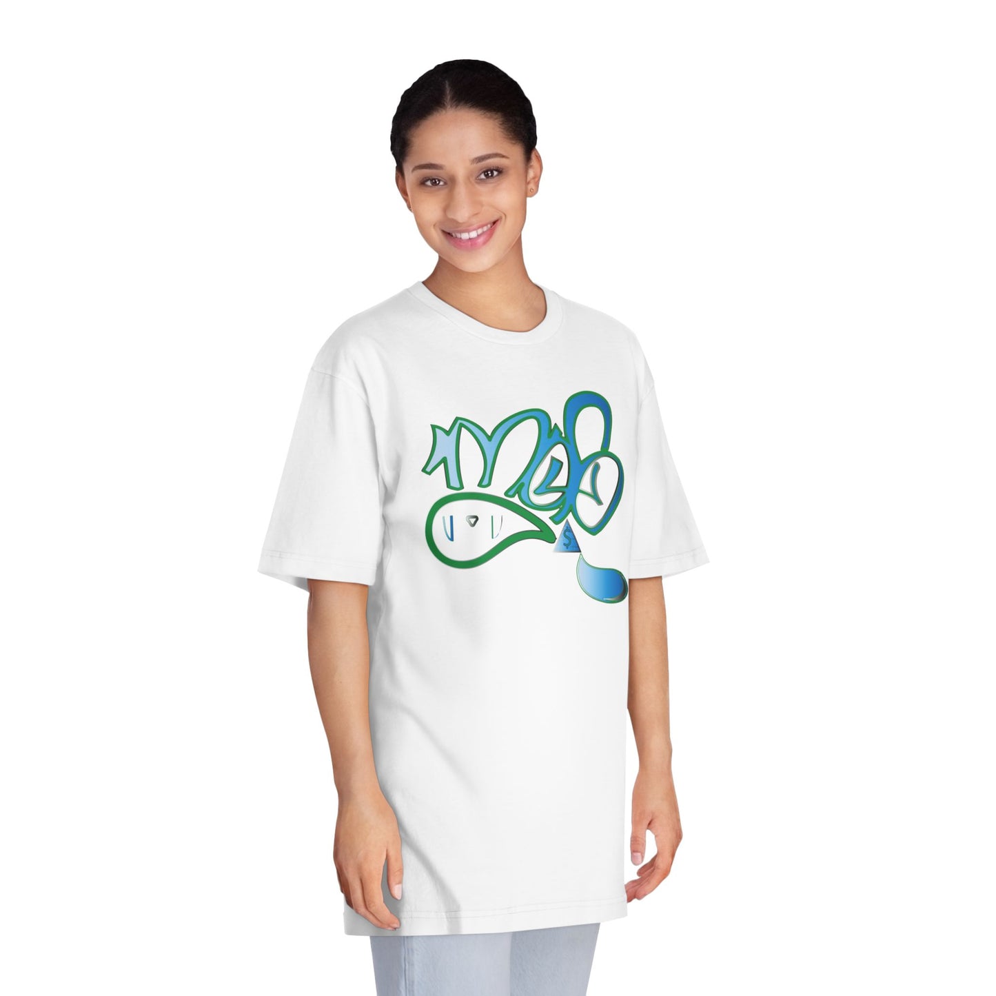 Unisex Graffiti Crewneck T-Shirt - Street Style Tee, Casual Wear, Gift for Him/Her, Urban Fashion, Summer Essential