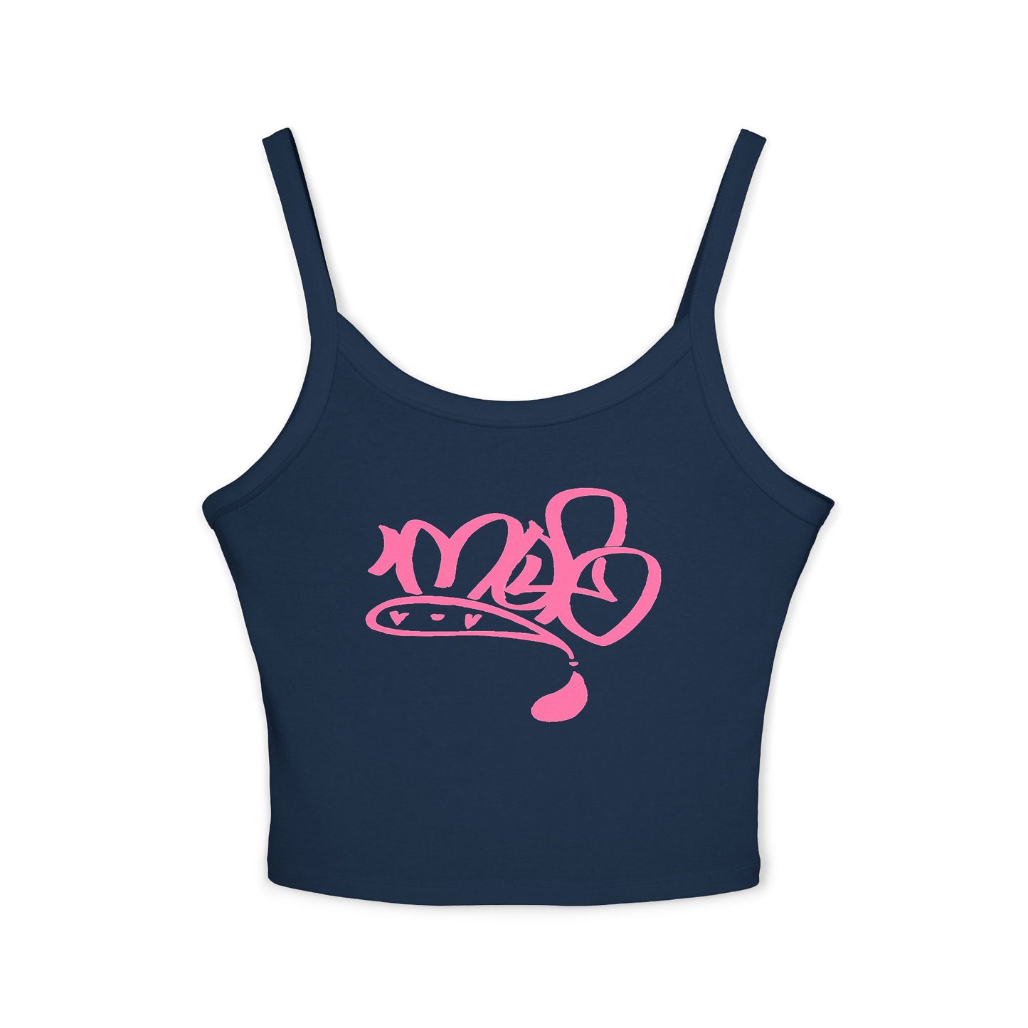 mofo logo crop tank top pink
