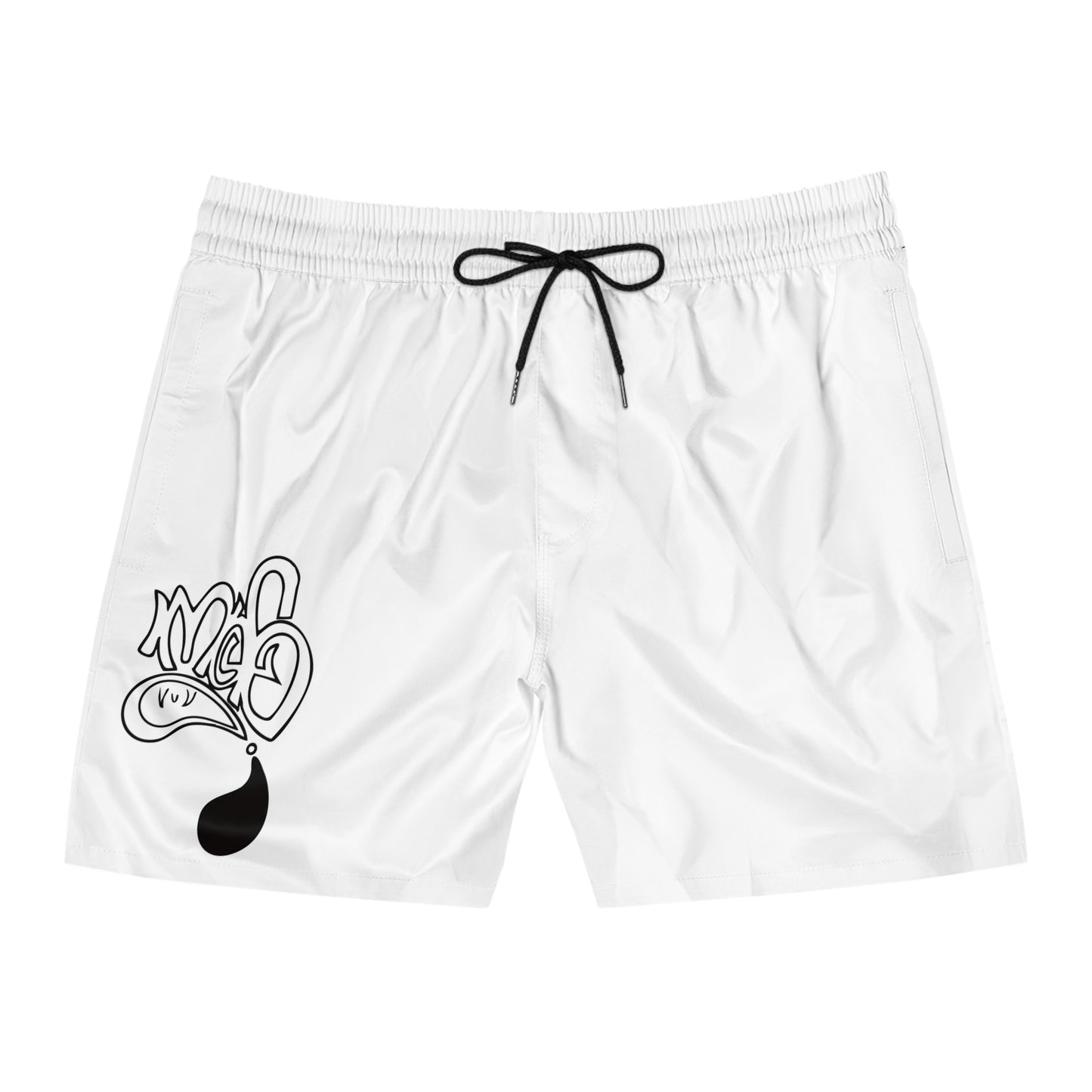Men's Mid-Length Swim Shorts with Bold Graphic Design - Perfect for Beach, Poolside, Summer Vacations, Gifts for Him, Casual Wear