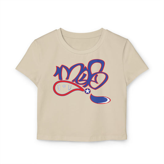 Chic Women's Baby Tee with Bold Design, Casual Summer Top, Trendy Graphic Tee, Perfect Gift for Birthdays, Festivals, or Everyday Wear