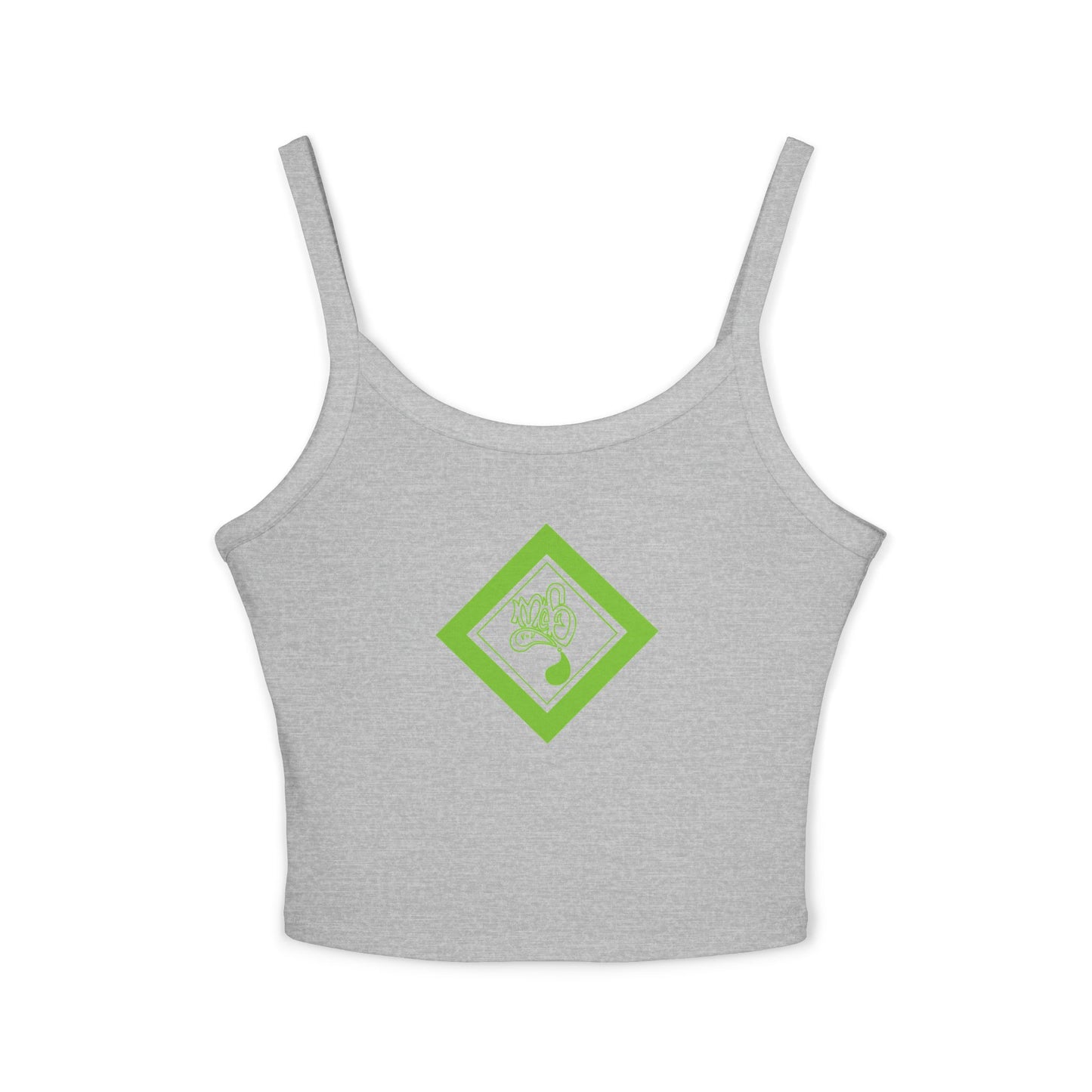 Chic Women's Tank Top, Cute Summer Top, Spaghetti Strap Shirt, Graphic Tank, Trendy Casual Wear, Perfect for Festivals