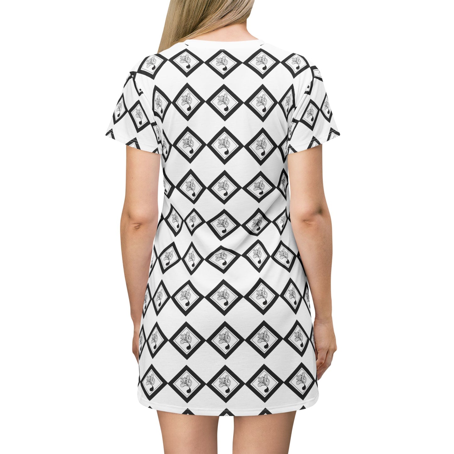 Stylish Graphic T-Shirt Dress, Casual Summer Fashion, Trendy Loungewear, Party Dress, Gift for Her