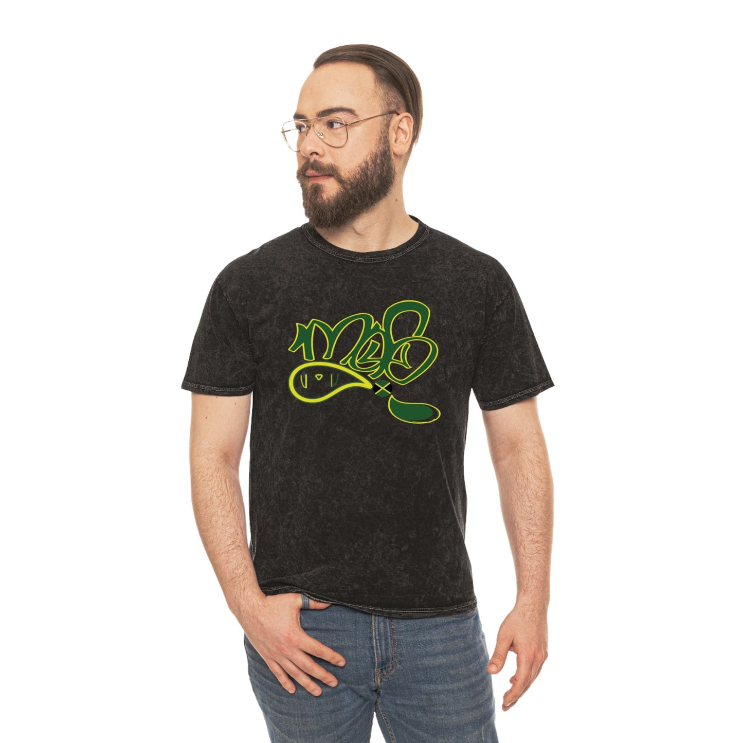 Stylish Unisex Mineral Wash T-Shirt with Unique Graffiti Design, Casual Streetwear, Gift for Art Lovers, Perfect for Summer Outings, [...]