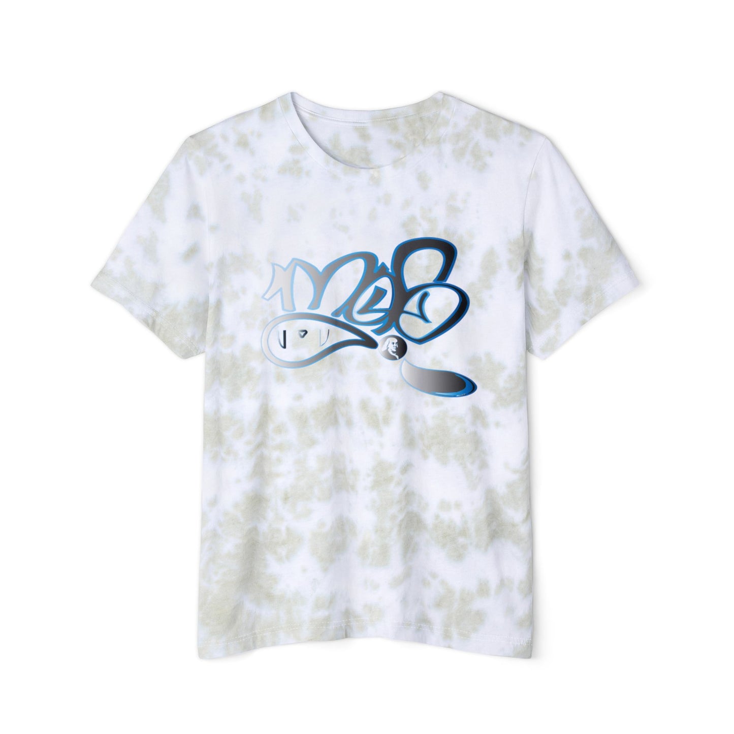 Unisex Tie-Dyed Graphic T-Shirt - Unique Streetwear Vibe